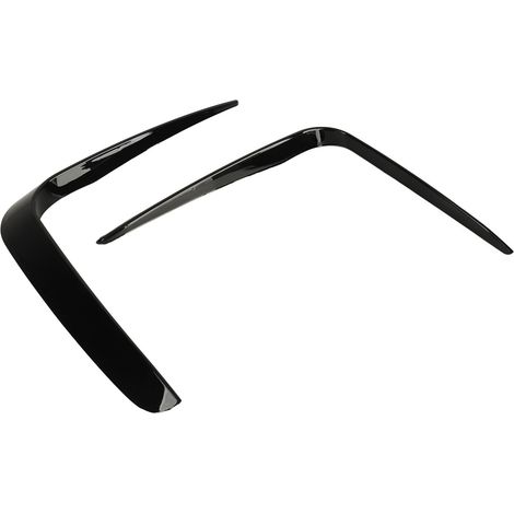 2PCS Spoiler Avant Latéral Gauche Droit Noir Brillant pour Série 4 G22 G23 G26 M Sport 2020-2024 (1/5)