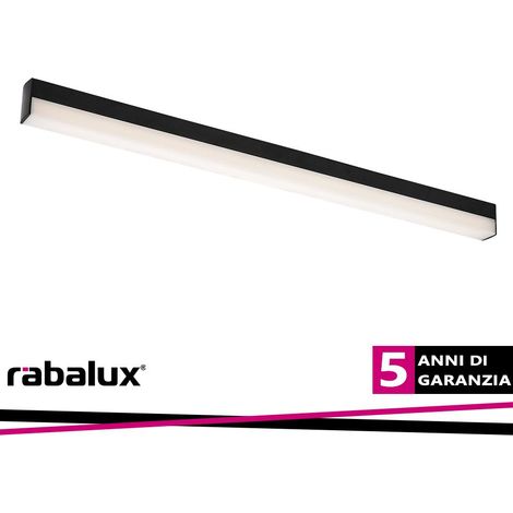 Lampada sottopensile LED 20W 4000K 83cm nero Rabalux (1/3)