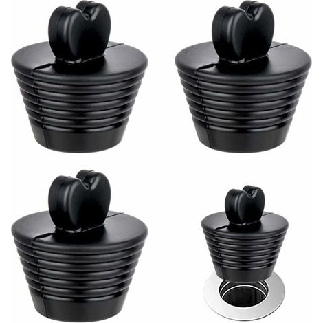 Bouchons Baignoire 3 Pièces Bouchon d'Évier en Silicone Universels en Silicone Bouchon de Vidange de Salle De Bain pour Évier de Cuisine Égout de Sol Bouchon de Vidange de Salle de Bain