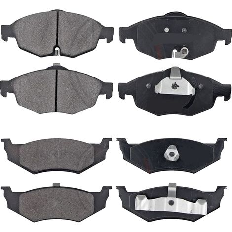KIT PASTIGLIE FRENO ANTERIORI E POSTERIORI compatibile con CHRYSLER PT CRUISER / PASTIGLIE FRENANTI AUTO OEM FDB1442,FDB1099 / SOSTITUZIONE DIRETTA / BASSA POLVERE / SILENZIOSO