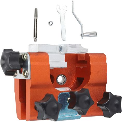 Kit de afilado de cadena de motosierra de aleación, herramienta de afilado manual con manivela para trabajos al aire libre y mantenimiento de emergencia. (1/5)