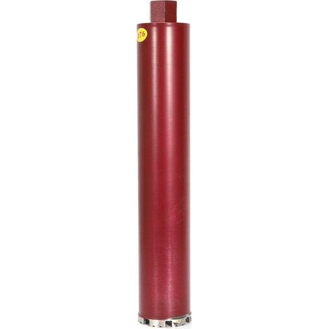 Couronne de forage diamantée 63-112 mm humide et sec pour carotteuse Longueur 450 mm béton acier (112 mm) (1/5)
