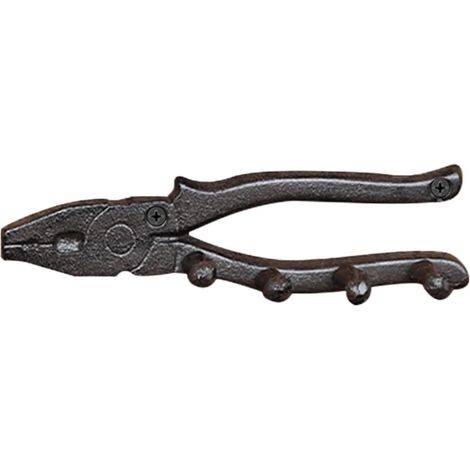 porte manteau en fonte forme de pince porte clés vintage