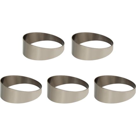 Tube inox pour echappement raccord tuyau d'échappement système d'échappement coude tuyau echappement adaptateur de tuyau d'échappement coupe embout ligne d'échappement voiture (5pcs 63.5mm 2,5 pouces) (1/5)