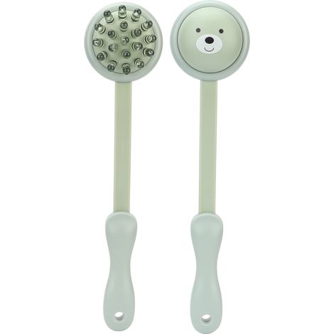Marteau de massage à motif dessin animé, bâton de massage pour le dos, la taille et les jambes, outil de massage vert pour soulager la fatigue du dos, de la taille et des jambes (1/5)