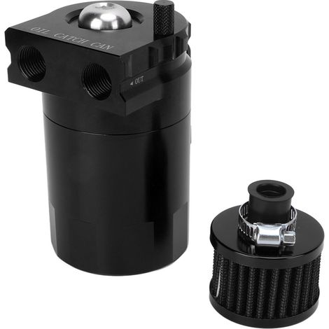 Récupérateur d'huile, séparateur air/huile avec filtre de reniflard, remplacement pour Ford Raptor Expedition, noir (1/5)