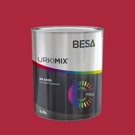 Pot de peinture Polyuréthane / bi composant Rouge Framboise RAL 3027  Mat - 250 gr
