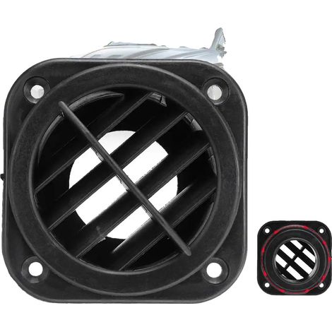 Sortie de ventilation de chauffage, diamètre extérieur de 42 mm, hauteur de 63 mm, rotatable à 360 degrés, compatible avec les conduits d'air chaud, construction en plastique durable (1/5)