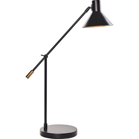 Schreibtischlampe PINKEEN Metall Schwarz