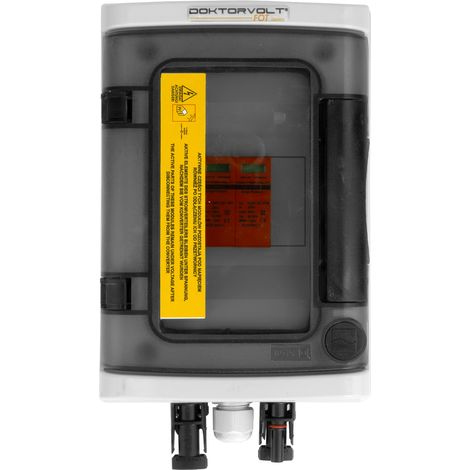 Photovoltaik-Verteiler DC 1000V T2 IP65 mit Solarsteckverbindern Doktorvolt Elektroverteiler DV-9467-FOT-257-DC (1/5)
