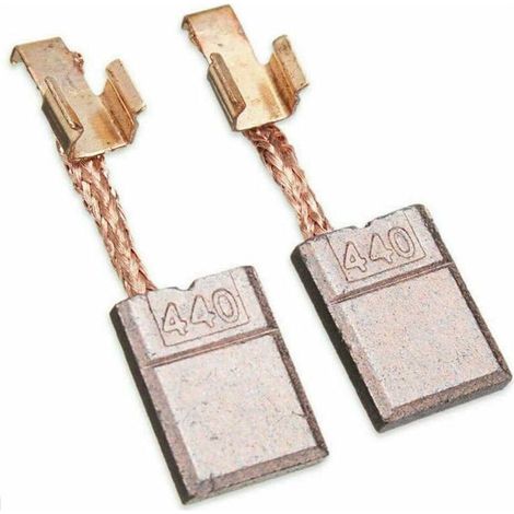 Paire de balais de charbon Makita CB440 CB436 (3x10x13.4 mm) pour perceuses-visseuses sans fil (1/4)