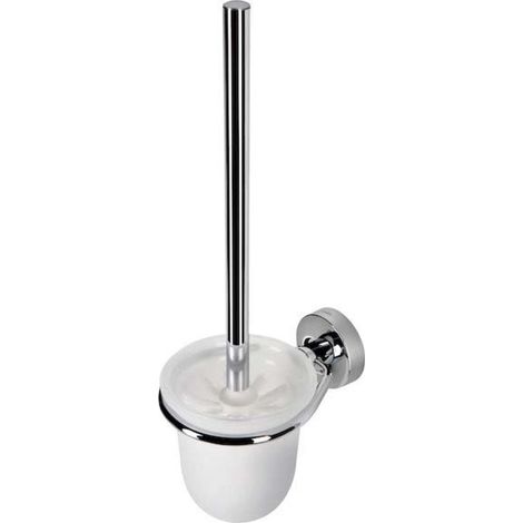 Geesa Luna ensemble brosse WC chromé (1/3)