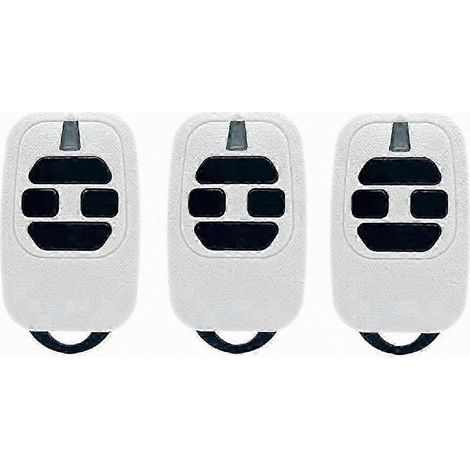 Lot de 3 télécommandes à code tournant 433,92 MHz pour ouvre-porte de garage - Compatibles avec les séries GT4, GTI2 et GTI4 (1/5)