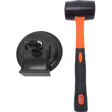 Outil de Pose de Sols avec Ventouse et Marteau - Pince Portable pour Parquet Stratifié et Bois Dur