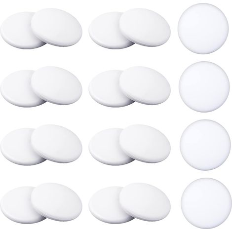 20-teiliges Set Türstopper, Wandschutz, selbstklebende Stoßdämpfer, wiederverwendbare Silikon-Wandprotektoren, stoßdämpfende Türknöpfe mit Klebefläche und stoßdämpfendem Gel zum Schutz jeder Wandoberf
