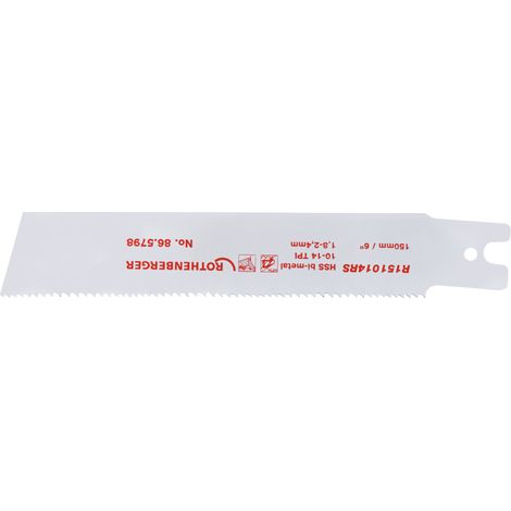 ROTHENBERGER LAME DE SCIE ROTIGER HSS POUR SCIE UNIVERSELLE UNI-TIGE (PAQUET DE 5) - 865798