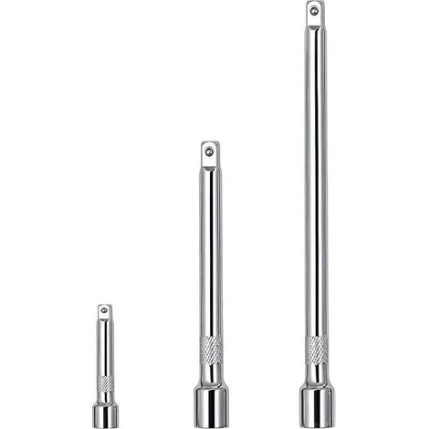 Rallonge Cliquet et Clé à Emboîtement - Cliquet 1/4, Cliquet Pneumatique, Rallonge pour Embouts à Changement Rapide 1/4,（50mm,100mm, 150mm） (1/5)