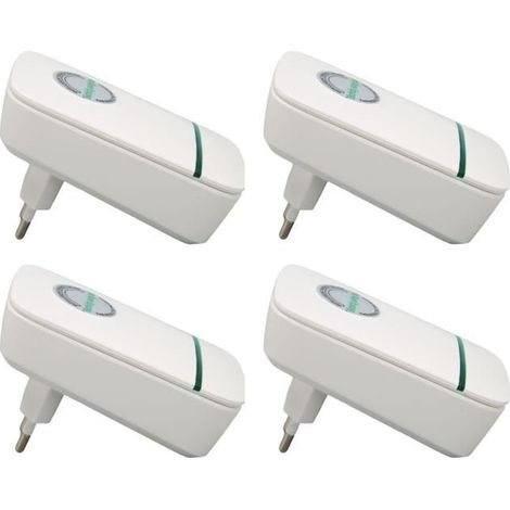 Qiilu Smart Devices 4-teilige Energiesparbox, Stromsparbox für Computerperipheriegeräte mit EU-Stecker (1/4)