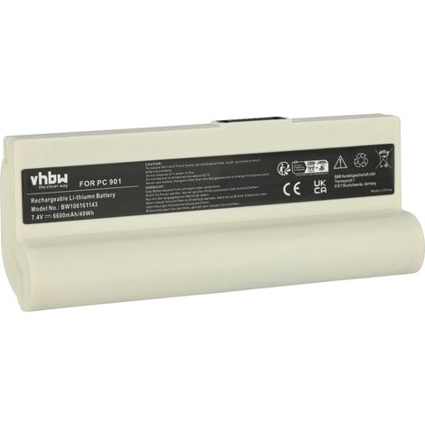 vhbw Akku Ersatz für Asus PL23-901, AL23-901, AP23-901, AL22-901, AP22-1000, AL24-1000 für Notebook (6600 mAh, 7,4 V, Li-Ion) (1/5)