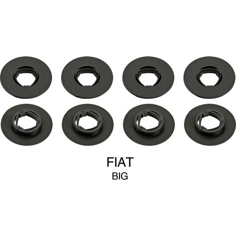 Set 4 clip fissaggio tappeti - Grande - Fiat