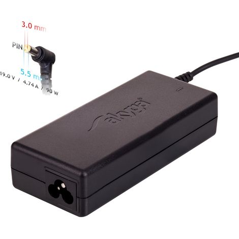 Akyga AK-ND-27 Samsung Laptop-Netzteil 19V 4,74A 90W 5,5 x 3,0 mm + Stift (1/5)