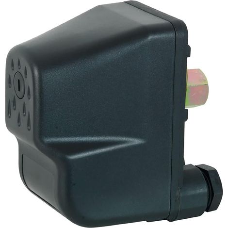Pressostat pour surpresseur - 1 unité - Boîtier étanche IP44 - Régulation 110V/230V - Pour compresseur et pompe - Filetage 1/4 pouce (1/2)