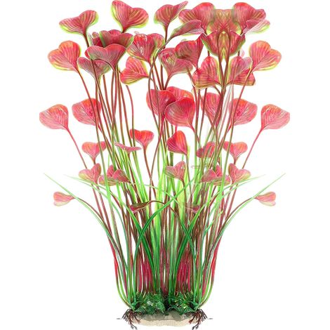 Grandes plantes artificielles en plastique pour aquarium, décoration pour tous les poissons (1/5)