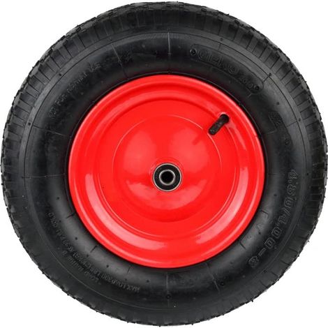 Ruota carriola geko 4.00-8 capacità 150 kg pneumatico gomma