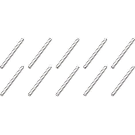 100pcs 2mm x 45mm Cheville Goupilles Inox Acier Argent Ton (1/5)