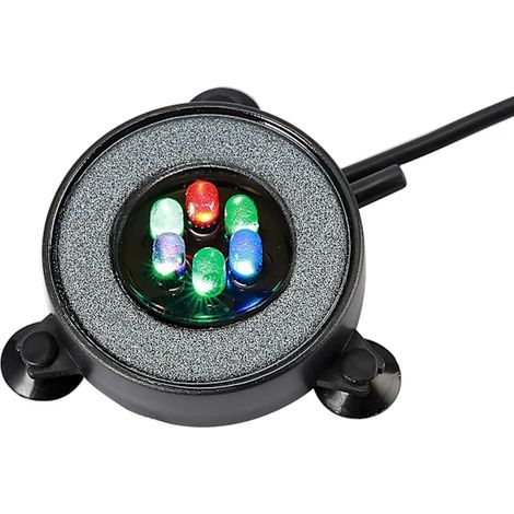Plaque de pierre pour aquarium, diffuseur d'air rond pour aquarium avec LED, aquarium[co] (1/2)