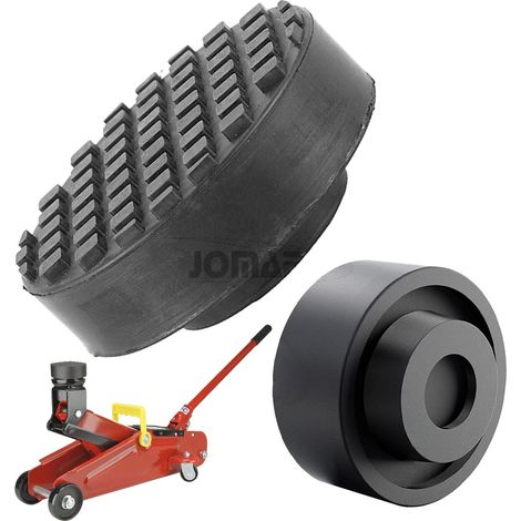 Taco de goma para gato hidraulico de carretilla de 2 toneladas. Protector de goma 63 x 28 mm