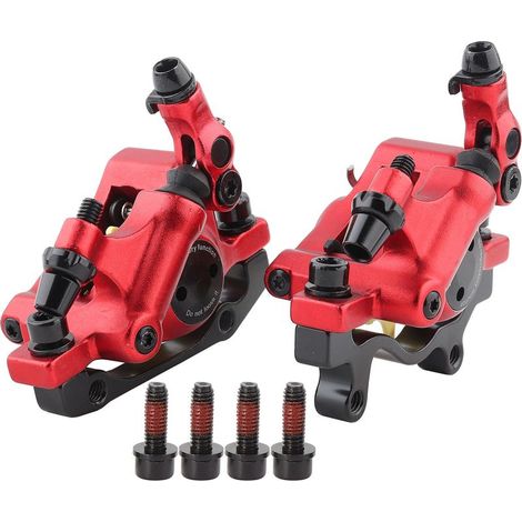 Étriers de frein à disque hydrauliques HB100 pour VTT (rouge) (1/5)