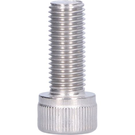 Eosnow 4 Stück Sechskantschraube Innensechskantschraube A2 Edelstahl 1,25 mm Fine Pitch Fastener HardwareM10x25