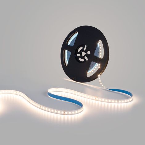 Ruban LED 48V DC - Monochrome - 12W/m - 10mm - 10 mètres - - Blanc Chaud (1/6)