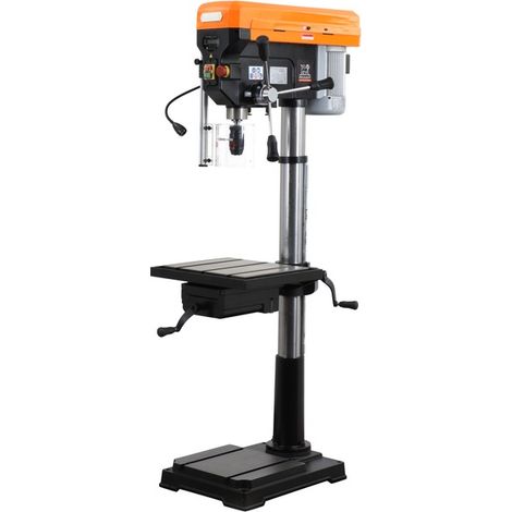 Perceuse à colonne capacité 30mm -400V triphasé - Course broche 120mm -table-étau lourde - PEUGEOT PROFESSIONNELS - PPSC30TE
