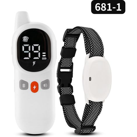 collier anti aboiement chien-Kit de collier d'éducation intelligent pour chien — Ultrasonique, étanche, rechargeable