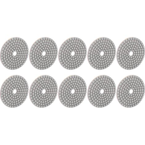 10 Stück 3-Zoll-Schleifscheiben/Polierpads aus Diamant, 3000er Körnung, für Marmor, Beton und Steine (1/5)