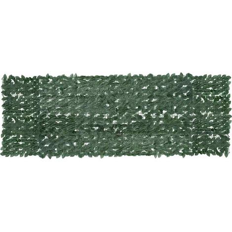 Toldo para balcón con hojas verde oscuro 300x100 cm vidaXL (1/5)
