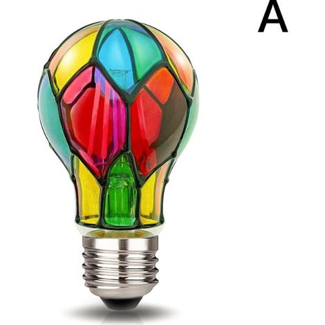 Lampadina LED da 4W in vetro colorato, base in vetro colorato, misura M-AquaForge (1/5)