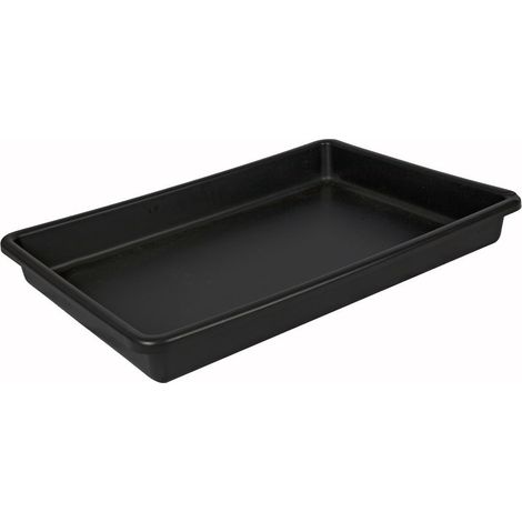 Le Sanitaire – Bac collecteur anti-fuite MKR 100 – HD-Polyéthylène Reg – Longueur 880mm x largeur 610mm x hauteur 100mm – Sans tubulure d'évacuation