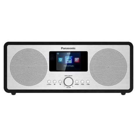 Radio Panasonic RF D40EG K Noir et Aluminum Brossé