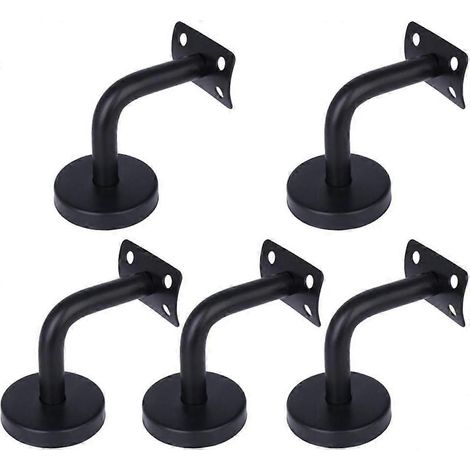 Support de main courante en acier inoxydable, adapté aux supports de rampe d'escalier muraux (1/4)