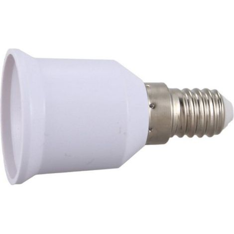 30 Pcs Adaptateur de Convertisseur de E14 Vers E27 de Base D'Ampoule LED, Blanc (1/5)