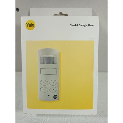 Alarme sans Fil SAA5015 Blanche : Sirène 100 DB, Détection Mouvement 12 m, Code PIN Personnalisable, Montage Mural ou Autoportant, pour Abri de Jardin, Garage et Caravane (1/5)