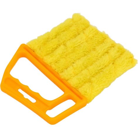 Nettoyeur de Stores à Main, Chiffon Anti-poussière Lavable, Bouchon Antirouille pour évent de Climatiseur 5,31x6,3x0,6 Pouces PP et Fiber (1/5)