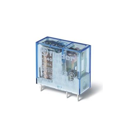 Relais circuit imprimé 1RT 12A 24V DC AgNi + Au haute température lavable FINDER 403190245003PAC