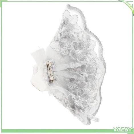 Voile pour animaux - FAFEICY - W Veil - Nœud en diamant - Nylon - 20×15 cm, petit/moyen chien (1/5)