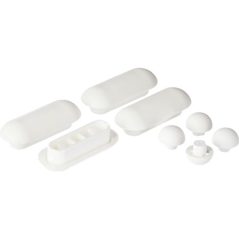 Ideal Standard - Multi Suites, Set gommini originali per sedile, Paracolpi per copriwater, EV28567, Bianco