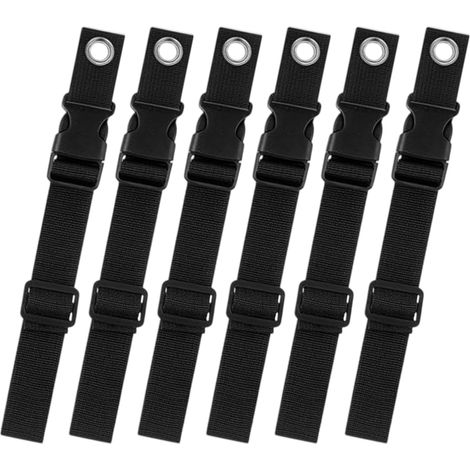 Porte-Rallonge Électrique 6 Pièces Organisateur Réglable pour Câble Et Sangle Robuste Rangement Enroulable pour Maison Plage Piscine Camping Remorque Bateau Jardin Int (1/5)