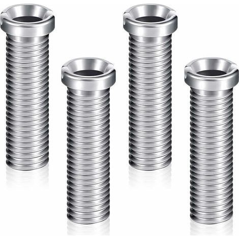 4 Vis de Panier d'Évier 45 mm Vis de Bonde en Acier Inoxydable Accessoires de Fixation Vis de Boulon d'Évier Vis de Bouchon de Crépine de Panier d'Évier pour Cuisine Lavabo (1/4)